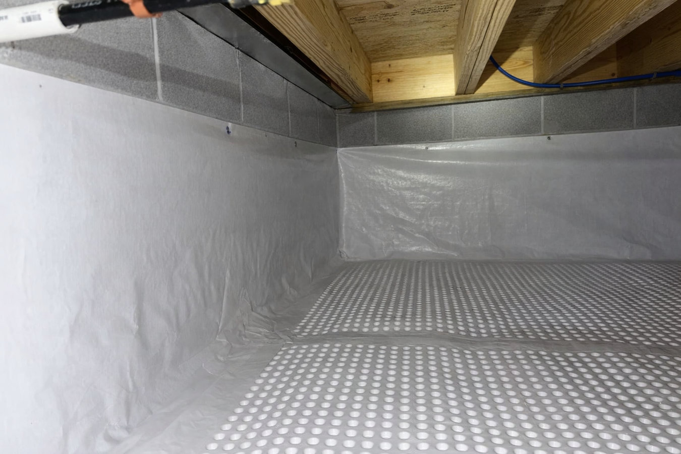 Crawl space insulation